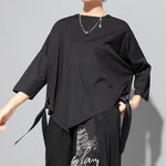 Casual Batwing Sleeve Web Shirt