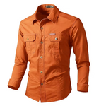 Men's Utility Pocket Long Sleeve Shirt