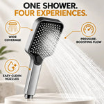 4-Mode Wide Face Shower Head