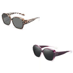 Polarised Round Cat-Eye Sunglasses