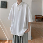 American Loose Casual Polo Shirt