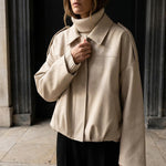 Renna Suede Bomber Jacket