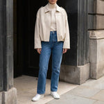 Renna Suede Bomber Jacket