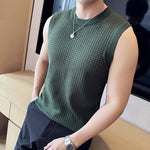 Mesh Hollow Ice Silk Vest