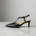 Odelia Leather Heels