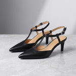 Odelia Leather Heels