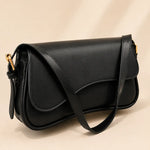 Elara | Curved Flap Shoulder Bag