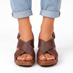 Gianna Leather Sandals
