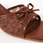 Phoebe Lace Kitten Heels