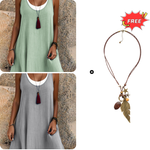Carla | Two-piece sleeveless dress, loose and casual style