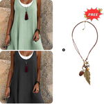 Carla | Two-piece sleeveless dress, loose and casual style
