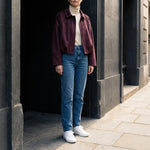 Renna Suede Bomber Jacket