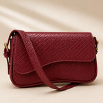 Elara | Curved Flap Shoulder Bag