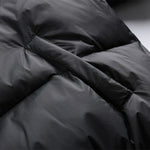 Stand-up Collar Solid Color Casual Cotton Jacket