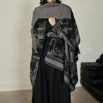Warm Double-layer Knitted Shawl