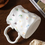 Posie Sculpted Ceramic Mug