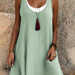 Carla | Two-piece sleeveless dress, loose and casual style