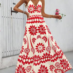 Marbella Bloom Floral Cutout Maxi Dress