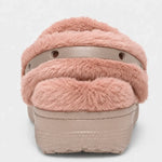 Women's Fuzzy Slip-On Clogs