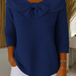 Teresina | Sweater with Bow and Round Neck