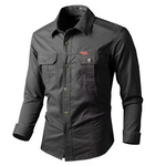 Men's Utility Pocket Long Sleeve Shirt