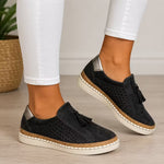 Women's Tassel Detail Slip-On Loafers
