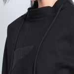 Fake Two-piece Stand-up Collar Casual Sweatshirt