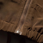Stand-up Collar Loose Casual Solid Color Jacket
