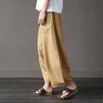 Casual Wide-leg Loose Linen Harem Pants