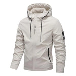 Men's Lightweight Drawstring Hooded Jacket