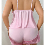 Women's Lace-Trim Cami Pyjama Set