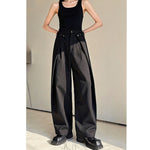 Three-dimensional Tailoring Stitching Wide-leg Jeans