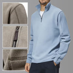 Men's Half Zip Long Sleeve Top