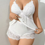 Women's Lace-Trim Cami Pyjama Set