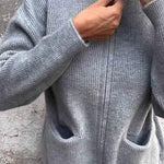 Lorine | Gilet en maille casual avec fermeture éclair