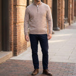 Langham Merino Wool Quarter-Zip