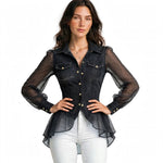 Cassidy Denim Blouse