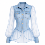 Cassidy Denim Blouse
