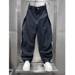 Loose-fitting Wide-leg Curved Pants