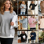 Women's Layered Look Relaxed Sweatshirt