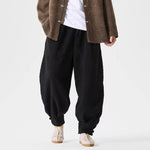 Thickened Faux Lamb Wool Loose Casual Harem Pants