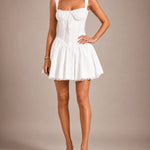 Elara | Off-Shoulder Corset Mini Dress