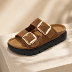 Marina | Double-Buckle Comfort Slides