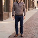 Langham Merino Wool Quarter-Zip