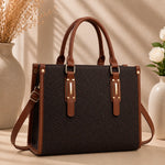 Amara | Woven-Texture Satchel Handbag