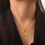 Cat and Moon | Pendant Necklace