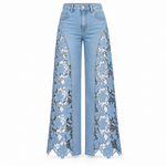 Florence Floral Lace Jeans