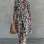 Sara™ | Button-Up Two-Piece Set