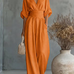 Elisa | Jumpsuit Elegante Fluida con Scollo a V