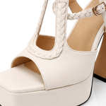 Raven Braided Platforms